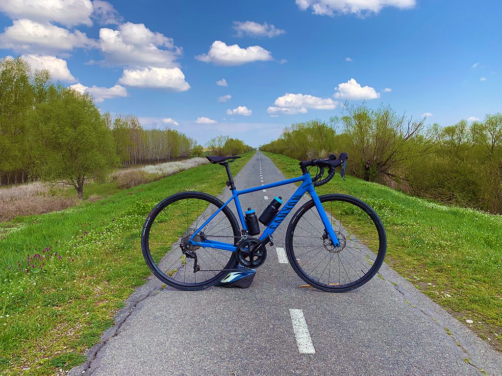 The bike path from Timișoara to the Serbian border, along the Bega river.