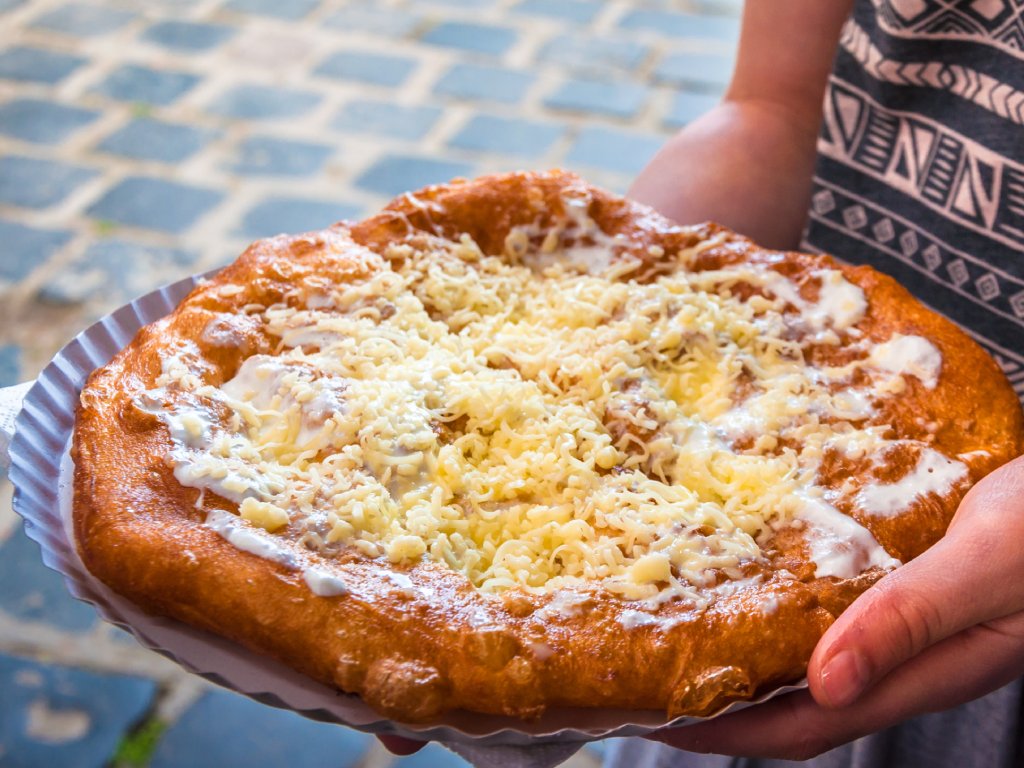 Lángos has Hungarian origins, but nowadays you can find it across the country.