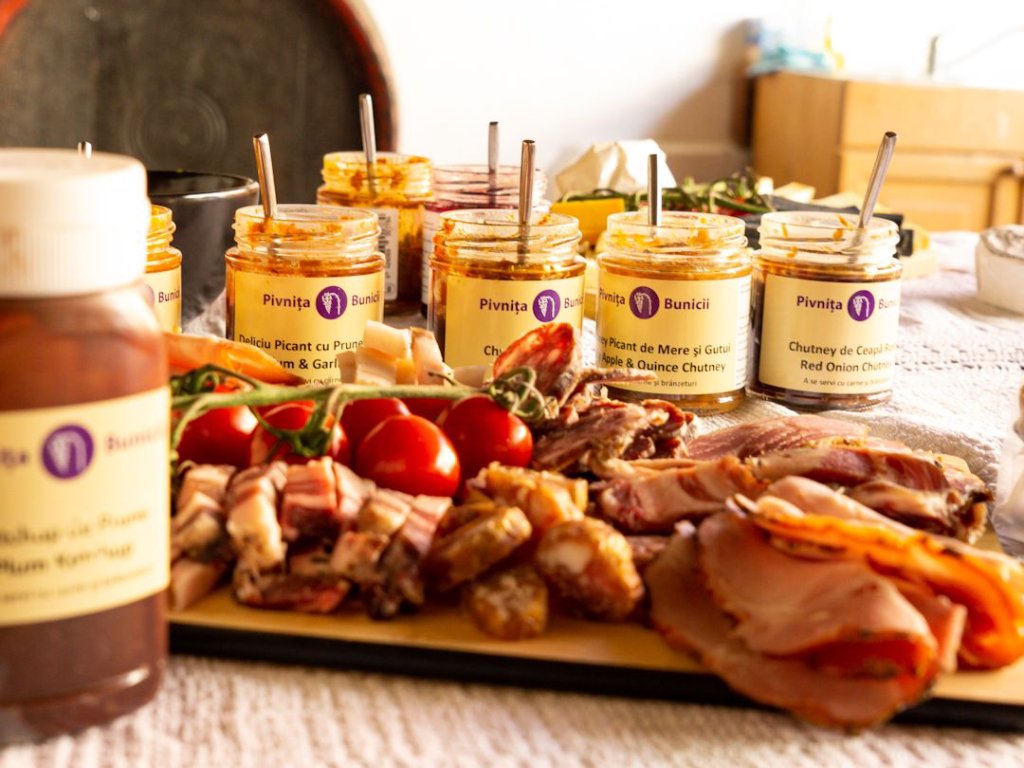 Pivnita Bunicii is a favourite stop on our tours for a wide selection of cheeses, meats and spreads.