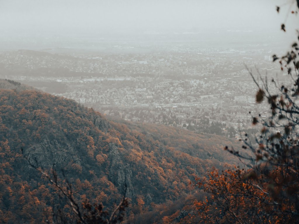 Sofia, as seen from the Vitosha mountain.