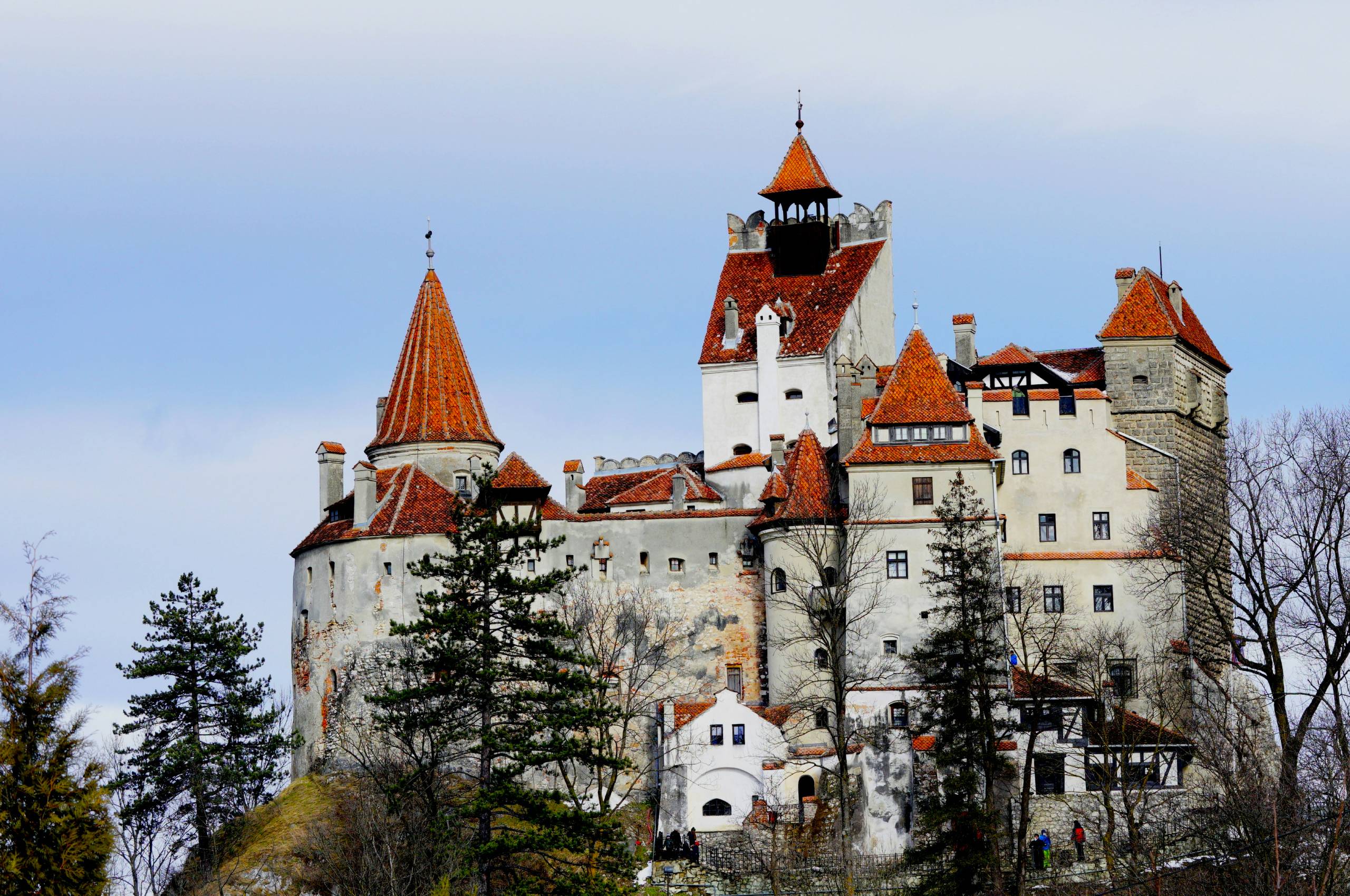 Bran Castle, home of Dracula, the final stop on our Transylvania cycling holiday.